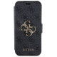 Guess 4G Metal Logo case for iPhone 15 Pro - gray