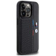 BMW Perforated Tricolor Line case for iPhone 15 Pro Max - black