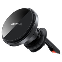 Choetech T204-F magnetic car holder with 15W wireless charging - black