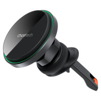 Choetech T204-F magnetic car holder with 15W wireless charging - black