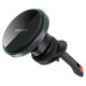Choetech T204-F magnetic car holder with 15W wireless charging - black