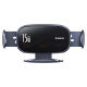 Baseus LightChaser BS-CM029 car holder with triple coil inductive charger - black