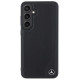 Mercedes Leather Debossed Line MagSafe case for Samsung Galaxy S24+ - black