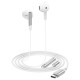 Acefast L3 Wired USB-C Headphones with Microphone - White