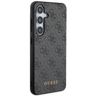 Guess 4G Metal Gold Logo case for Samsung Galaxy A35 - black