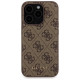 Guess 4G Metal Logo case set for iPhone 15 Pro Max + 5000mAh MagSafe power bank - brown