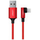 Ugreen US299 60555 angled Lightning / USB-A MFi cable 2.4A 1m - red