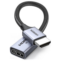 Ugreen HD165 HDMI (Male) / HDMI (Female) 8K Cable 0.15m - Gray