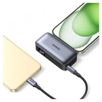 Ugreen PB503 5000mAh powerbank with USB-C port and integrated USB-C connector - gray