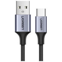 Ugreen US288 60124 USB-A / USB-C QC 3.0 3A Cable 0.25m - Gray