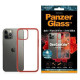 Panzerglass ClearCase case for iPhone 12 Pro Max - transparent and red