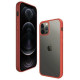 Panzerglass ClearCase case for iPhone 12 Pro Max - transparent and red