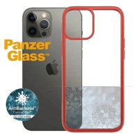 Panzerglass ClearCase case for iPhone 12 Pro Max - transparent and red