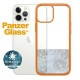 Panzerglass ClearCase case for iPhone 12 Pro Max - transparent orange