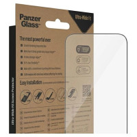 Panzerglass Ultra-Wide Fit Antibacterial Tempered Glass with Positioner for iPhone 14 Pro