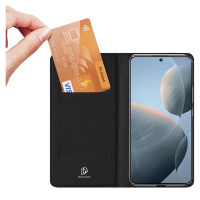 Dux Ducis Skin Pro case for Xiaomi Poco X6 Pro 5G / Redmi K70E with flap and card slot - black