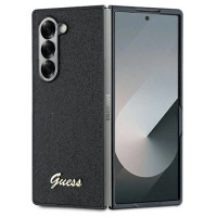 Guess 4G Glitter Script Case for Samsung Galaxy Z Fold 6 - Black