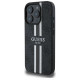 Guess 4G Printed Stripes MagSafe case for iPhone 16 Pro - black