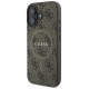 Guess 4G Ring Classic Logo MagSafe iPhone 16 Plus Case - Brown