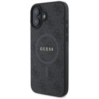 Guess 4G Ring Classic Logo MagSafe case for iPhone 16 - black