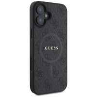 Guess 4G Ring Classic Logo MagSafe case for iPhone 16 - black
