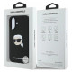 Karl Lagerfeld Silicone Karl Head Print MagSafe iPhone 16 Case - Black
