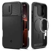 Spigen Optik Armor Mag Case with MagSafe for iPhone 16 Pro Max - Black