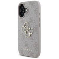 Guess 4G Big Logo iPhone 16 Case - Pink