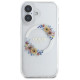 Guess IML Flowers Wreath MagSafe iPhone 16 Case - Clear