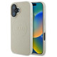 Guess Grained Ring MagSafe case for iPhone 16 - beige