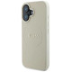 Guess Grained Ring MagSafe case for iPhone 16 - beige