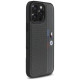 BMW M Perforated Tricolor Detail Line iPhone 16 Pro Case - Dark Gray