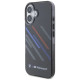BMW Motosport IML Random Stripes iPhone 16 Plus Case - Black