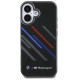 BMW Motosport IML Random Stripes iPhone 16 Plus Case - Black