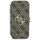 Guess 4G Metal Logo iPhone 16 Pro Max Case - Brown