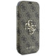 Guess 4G Metal Logo iPhone 16 Pro Max Case - Brown