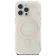 Guess IML 4G Background MagSafe iPhone 16 Pro Case - White