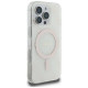 Guess IML 4G Background MagSafe iPhone 16 Pro Case - White