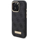 Guess 4G Logo Plate MagSafe Case for iPhone 16 Pro - Black