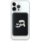 Karl Lagerfeld Powerbank inductive KLPB5FPGKSKCHK 16W 5000mAh black/black Karl&Choupette Head Pin MagSafe