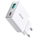 Joyroom JR-TCF14 20W USB-A USB-C Super Slim Wall Charger - White
