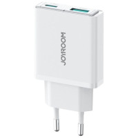 Joyroom JR-TCF14 20W USB-A USB-C Super Slim Wall Charger - White