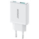 Joyroom JR-TCF14 20W USB-A USB-C Super Slim Wall Charger - White