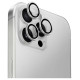 Uniq Optix Aluminum Camera Lens Protector iPhone 16 Pro 6.3" / 16 Pro Max 6.9" sterling silver camera lens glass with applicator