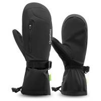 Qunature Full Length Ski Gloves Size M - Black