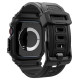 Spigen Rugged Armor Pro Apple Watch 10 (42mm) Strap Case - Black