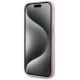 Karl Lagerfeld FW Metal Plate MagSafe iPhone 15 Pro Max Case - Pink