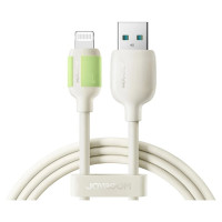 Joyroom S-A53 3A USB-A Cable - Lightning with Fluorescent Tip 2m - Beige