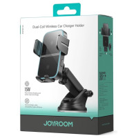 Joyroom JR-ZS246 S inductive charger holder for dashboard - black
