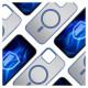 3Mk Protection 3mk Frosty MagCase Blue Case for Apple iPhone 15 - Transparent